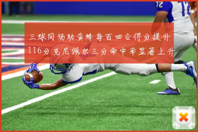 三球同场助黄蜂每百回合得分提升116分克尼佩尔三分命中率显著上升近10